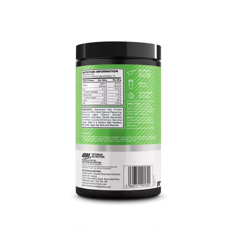 Optimum Nutrition ON Clear Protein 100% Plant Protein Isolate