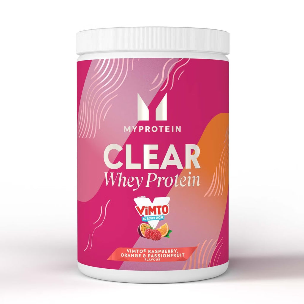 Myprotein Clear Whey Isolate – Vimto ® Raspberry, Orange, Passionfruit