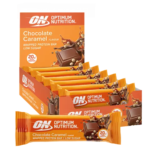 Optimum Nutrition Chocolate Caramel Whipped Protein Bar - 20g high protein