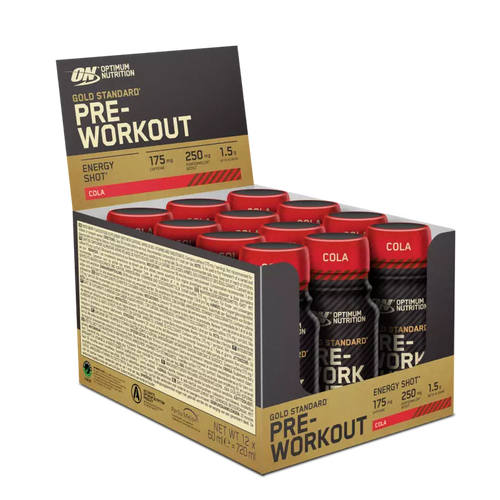 Gold Standard Pre-Workout Shot - 60ml (175mg caffeine)