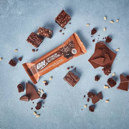 Optimum Nutrition Chocolate Brownie Crunch Protein Bar - 20g high protein